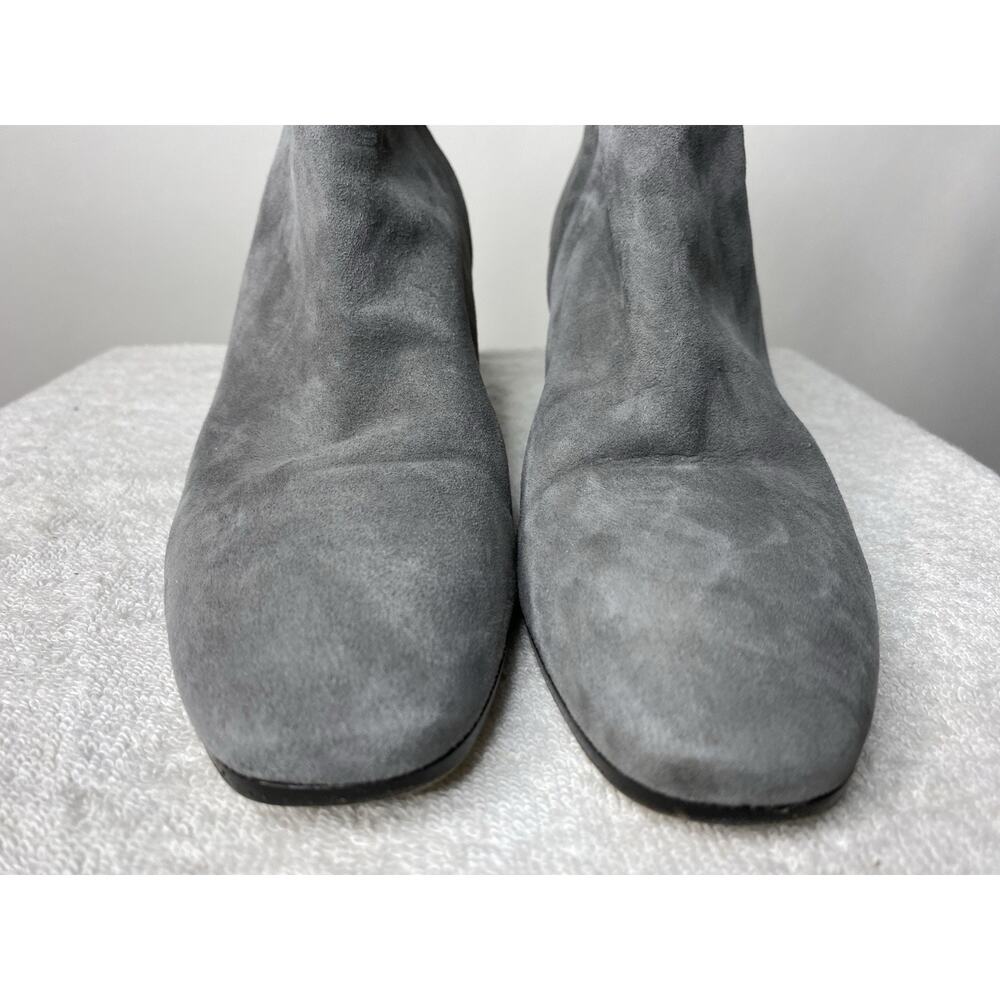 M. Gemi Corsa Boots Gray Suede Leather Women's 40.5 US 9.5 Bootie Ankle Modern - Picture 7 of 12